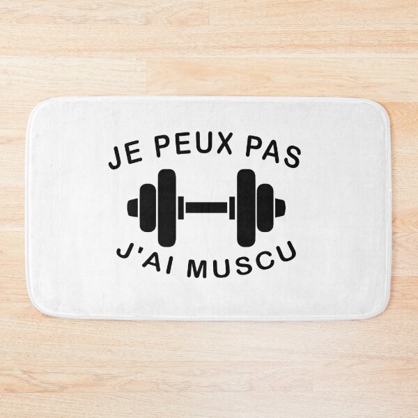 Aperçu de l'œuvre je peux pas, j'ai muscu créée et vendue par Candlee ⭐⭐⭐⭐⭐.