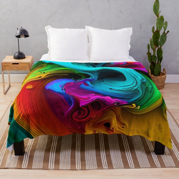 Item preview, abstract color painting designed and sold by redstar-design.