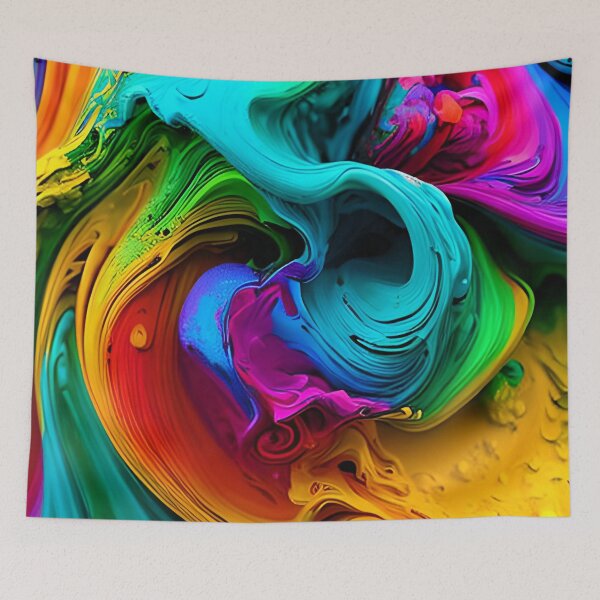 Item preview, abstract color painting designed and sold by redstar-design.