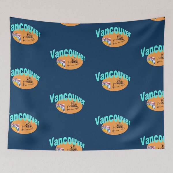 Item preview, Vancouver. Canada Canoeing abstract design  designed and sold by lobodelnoir.