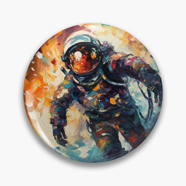 Item preview, Astronaut Walking in Water Oil Painting  designed and sold by Impostrich.