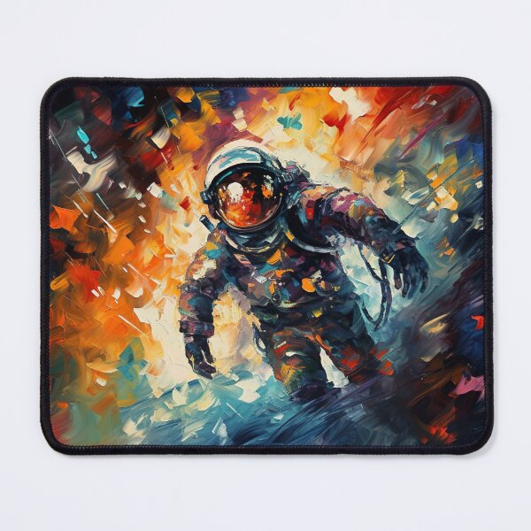 Item preview, Astronaut Walking in Water Oil Painting  designed and sold by Impostrich.