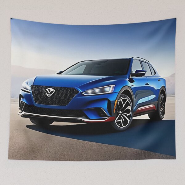 Item preview, blue car designed and sold by redstar-design.