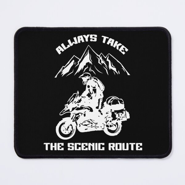 Item preview, Always Take The Scenic Route Motorbike Adventure Motorcycle designed and sold by Vrabis.