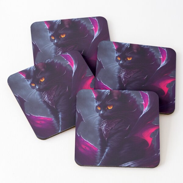 Item preview, Fantasy Cat art #12 (Vampire Cat) designed and sold by YourMajestyLuna.