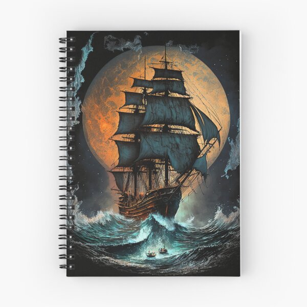 Item preview, Ship At Sea At Night designed and sold by DiamondPixel.