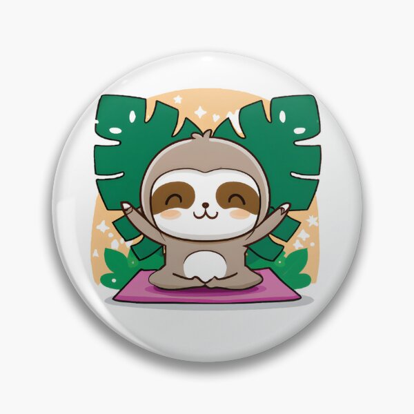 Item preview, Sloth Yoga in Lotus Position designed and sold by NathalieRached.