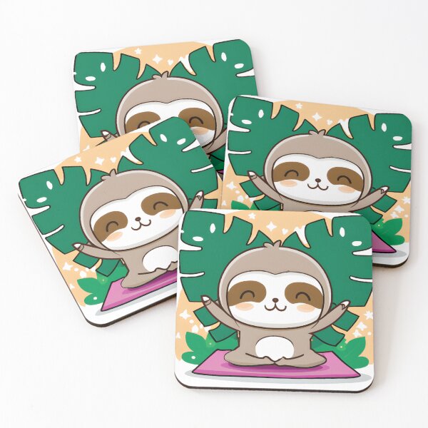 Item preview, Sloth Yoga in Lotus Position designed and sold by NathalieRached.