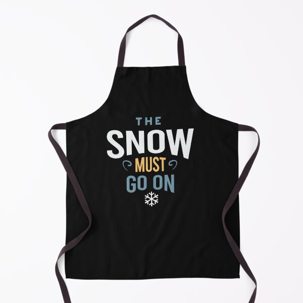 Item preview, Snowboarding Pun The Snow Must Go On designed and sold by whyitsme.