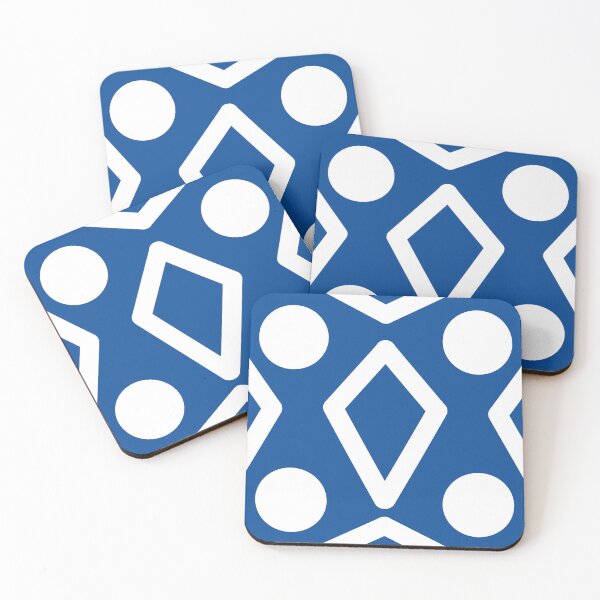 Item preview, White diamonds and circles  designed and sold by awsomepatterns.