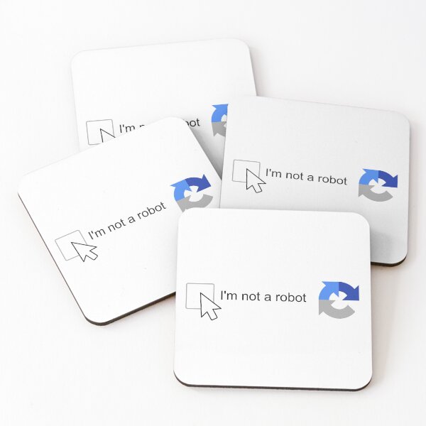 Item preview, Not a Robot (It's OK to Feel) designed and sold by KatsCanvas.
