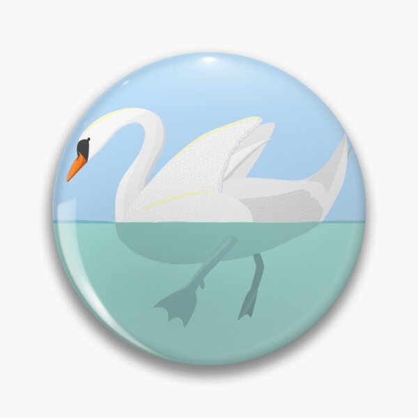 Item preview, Swan in the Lake designed and sold by peachesandfizz.