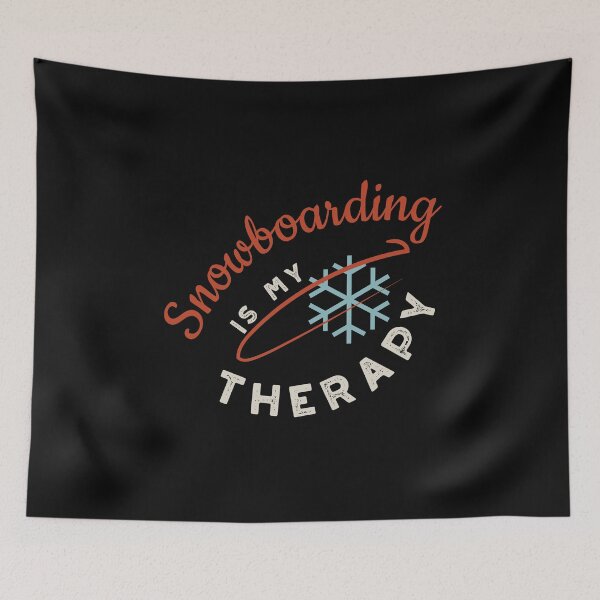 Item preview, Snowboarding is My Therapy designed and sold by whyitsme.