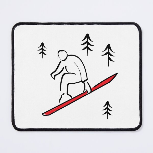 Item preview, Snowboarding Illustration designed and sold by whyitsme.