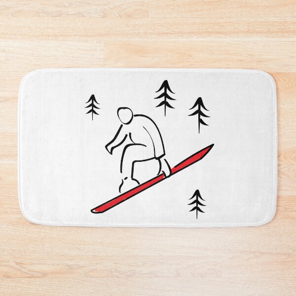 Item preview, Snowboarding Illustration designed and sold by whyitsme.
