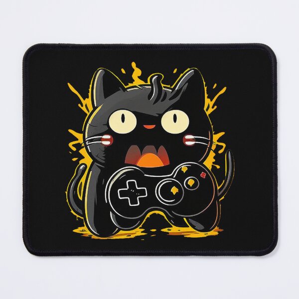 Item preview, cat playing vedio game designed and sold by Pawtastic Prints.