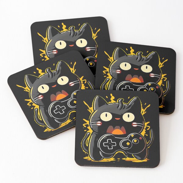 Item preview, cat playing vedio game designed and sold by Pawtastic Prints.