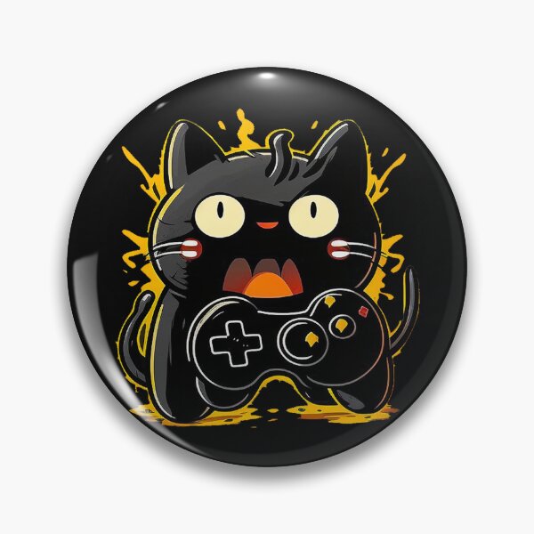 Item preview, cat playing vedio game designed and sold by Pawtastic Prints.