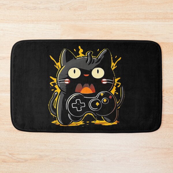 Item preview, cat playing vedio game designed and sold by Pawtastic Prints.