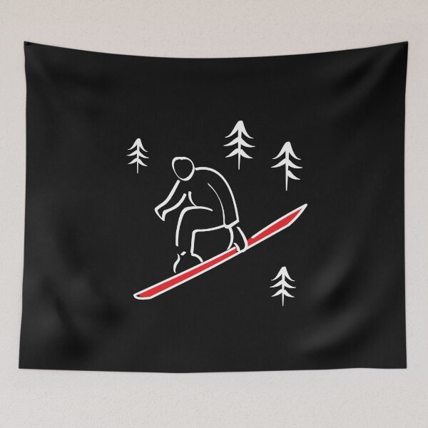 Item preview, Snowboarding Illustration  designed and sold by whyitsme.