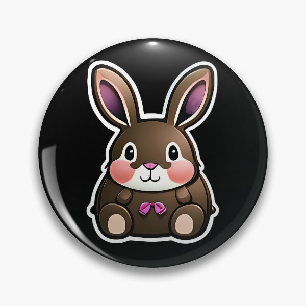 Item preview, Chocolate Pudgy Bunny designed and sold by ArtByNabes.