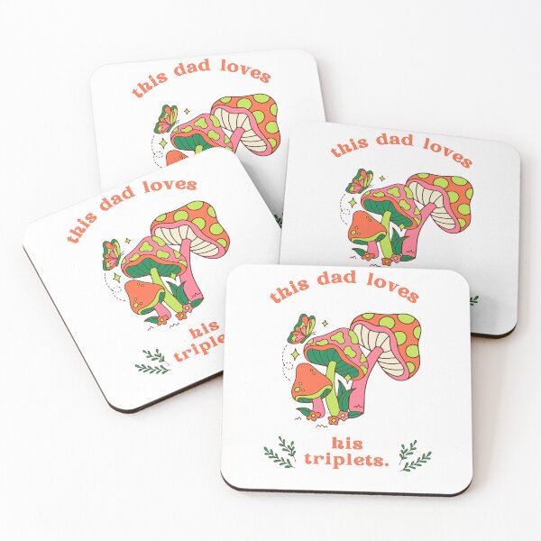 Item preview, this dad loves his triplets designed and sold by Beautiful-R  ⭐⭐⭐⭐⭐ (7,5k).