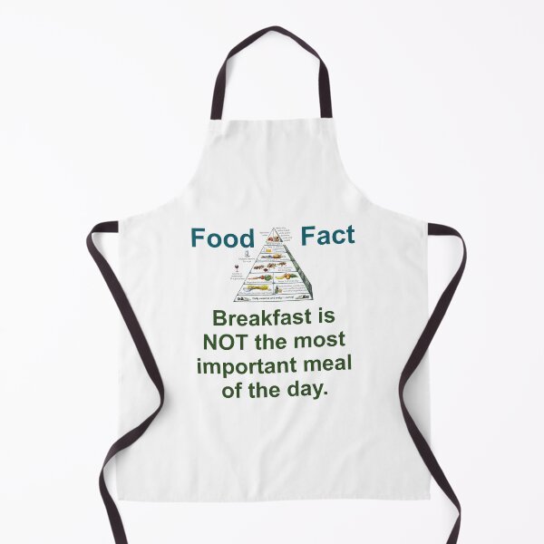 Item preview, Breakfast Is Not The Most Important Meal - Food Fact designed and sold by CrankyOldDude.
