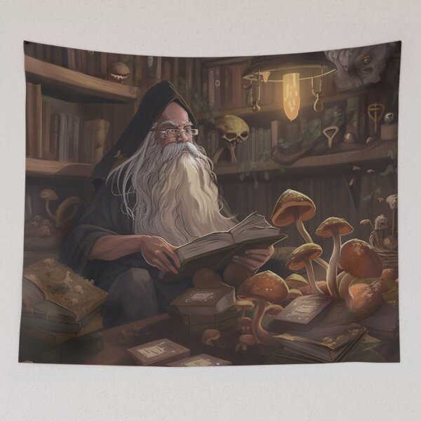 Item preview, Fungal Wizard designed and sold by Fungal-Art.