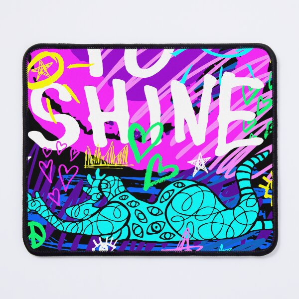 Item preview, Born to shine wild party. Funny t-shirt aesthetic doodle stickers designed and sold by Bearlala.