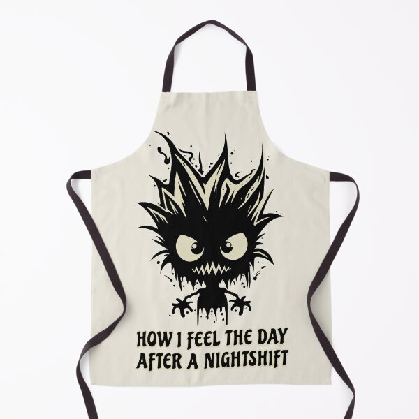 Item preview, How I Feel The Day After A Nightshift - Funny dark humour Gift designed and sold by InkyGenies.