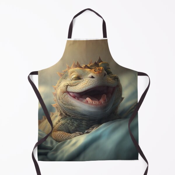 Item preview, Happy Bearded Dragon Laying Around designed and sold by TinderboxWP.
