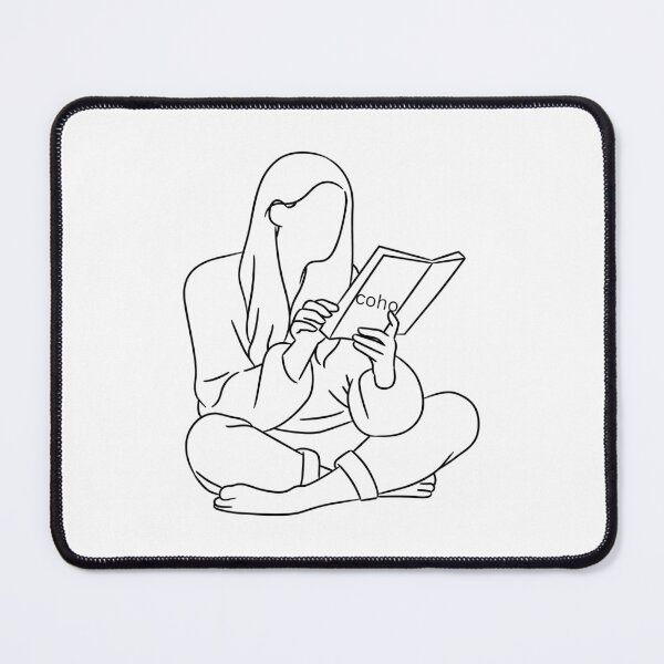 Item preview, Girl Reading CoHo Book designed and sold by selmaal.