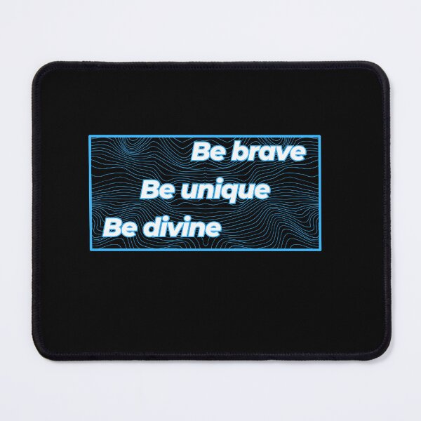 Item preview, Be Brave, Unique And Divine - Black T-Shirt designed and sold by bestdresspoint.