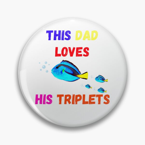 Item preview, This Dad Loves His Triplets designed and sold by Delnet ⭐⭐⭐⭐⭐.
