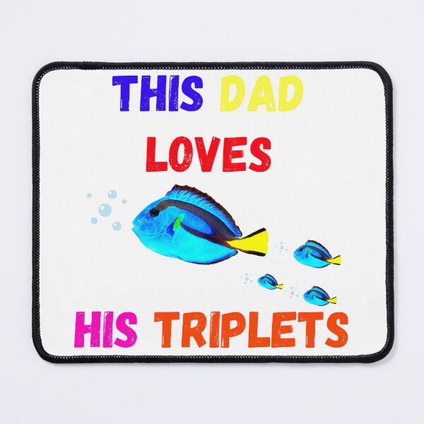 Item preview, This Dad Loves His Triplets designed and sold by Delnet ⭐⭐⭐⭐⭐.