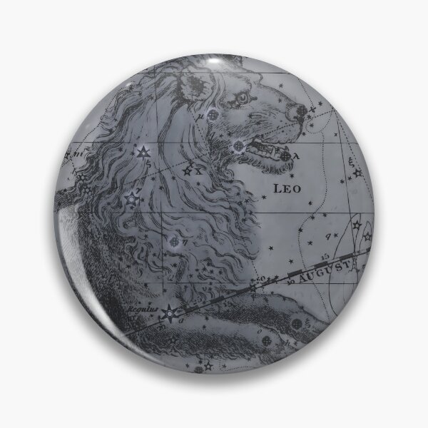 Item preview, Vintage Leo Constellation Star Map  designed and sold by notsweettea.