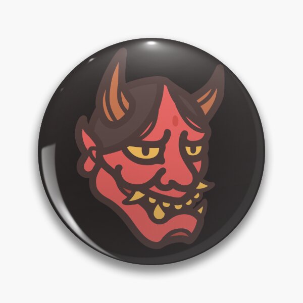 Item preview, Hannya Mask Print, Oni Demon Mask, Japanese Mask designed and sold by Kitsune noh.