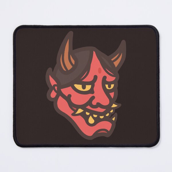 Item preview, Hannya Mask Print, Oni Demon Mask, Japanese Mask designed and sold by Kitsune noh.