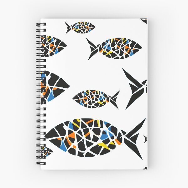 Aperçu de l'œuvre Filets de poisson en mosaïque créée et vendue par Loburart.