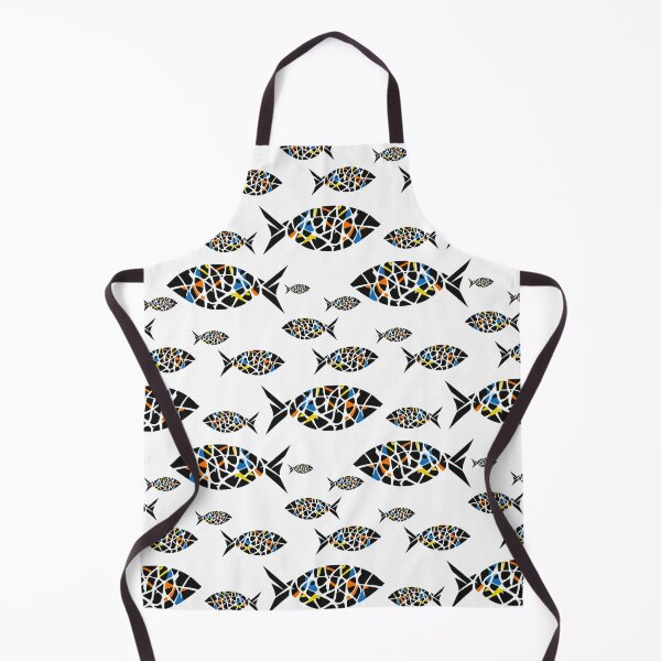 Aperçu de l'œuvre Filets de poisson en mosaïque créée et vendue par Loburart.