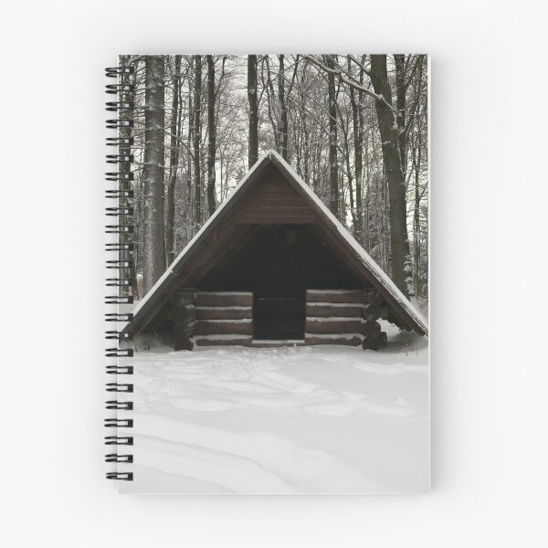 Item preview, Log Hut In The Snow designed and sold by rawshutterbug.