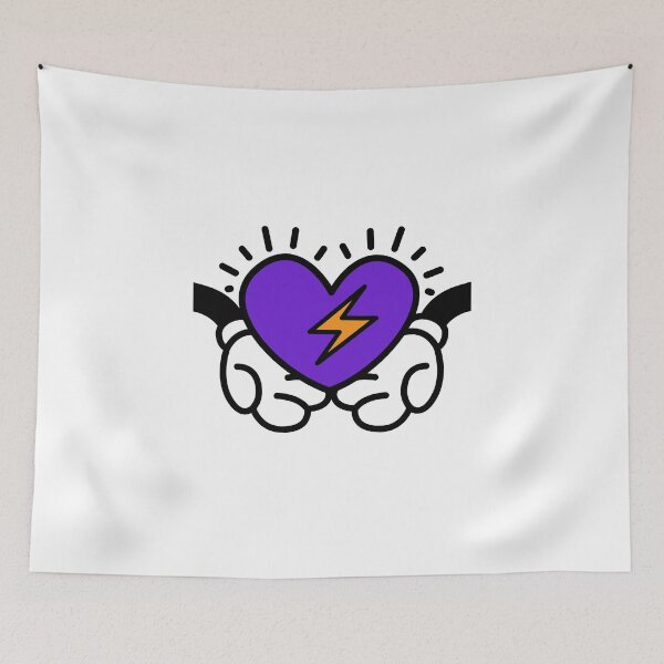 Item preview, Heart Hands Zaps designed and sold by bitpopart.