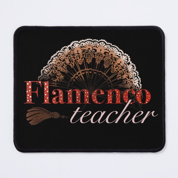 Item preview, flamenco teacher, pattern with fan for dancing designed and sold by Hennagirl.