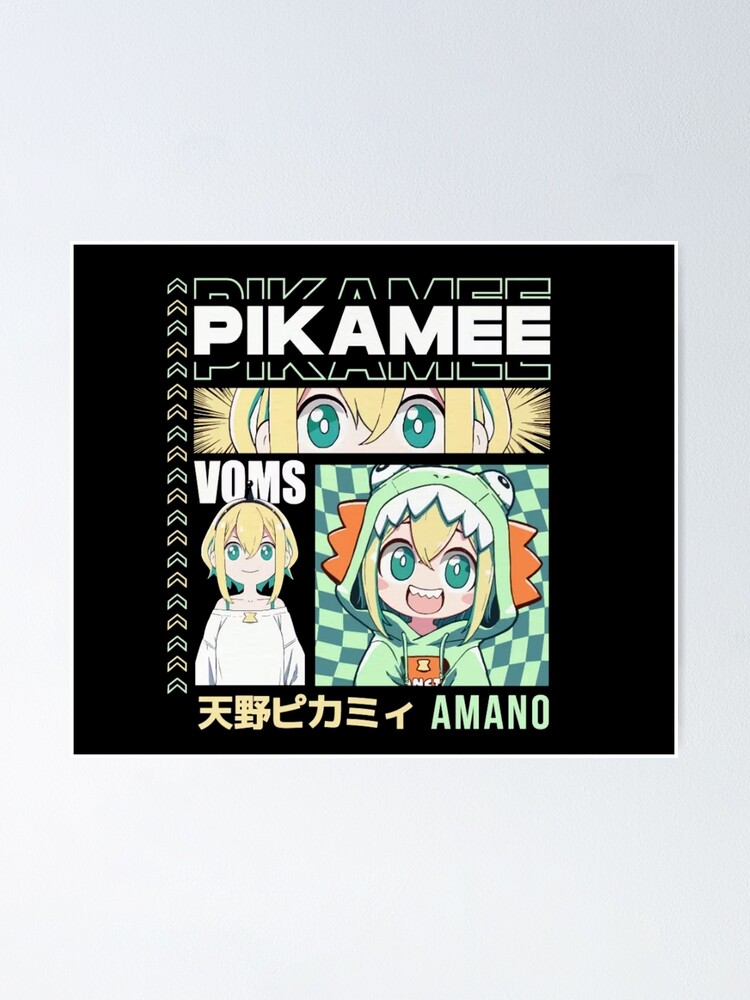 天野ピカミィ - Vtuber Pikamee Amano peeker - VOMS | Poster