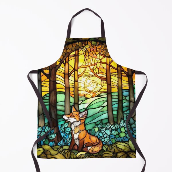 Item preview, Stained Glass Fox designed and sold by Matt's Artificial Nature.