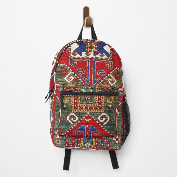 Item preview, Sevan Kazak Southwest Caucasus Antique Carpet Print designed and sold by Vicky Brago-Mitchell®.