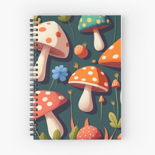 Item preview, Cottagecore Mushroom Pattern (2) designed and sold by PilferedPorch.