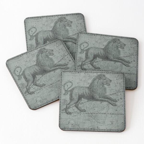 Item preview,  Grey Leo Constellation Star Map  designed and sold by notsweettea.