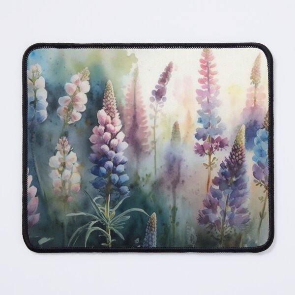 Item preview, Soft Watercolour of Lupins designed and sold by PilferedPorch.