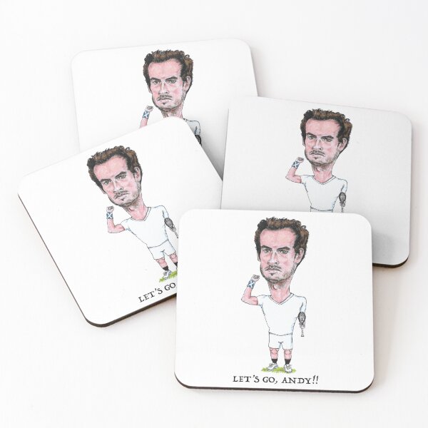 Item preview, Andy Murray pro tennis player caricature designed and sold by dizzycatbiz.